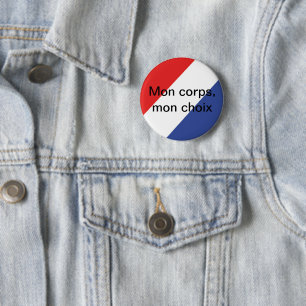 Badge, mein Körper, meine Wahl Button