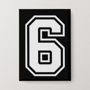 Badge Mème amusant Six Sept 6 7