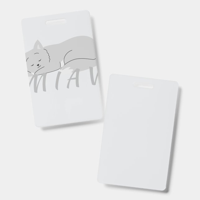BADGE MIAV | UN DESIGN DOUX (Avant & arrière)