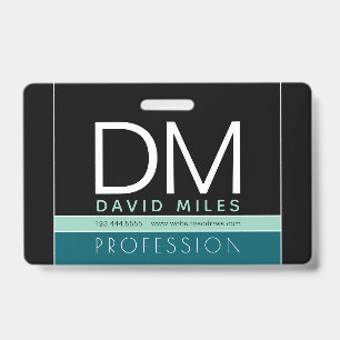 Badge Modèle d'entreprise moderne Toutes les couleurs