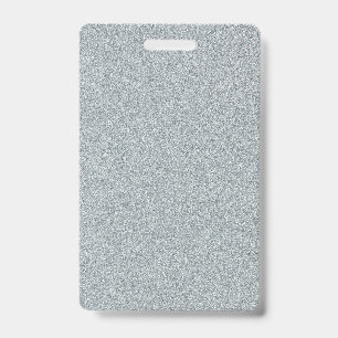 Badge Modèle DIY texte personnalisé paillettes argentées