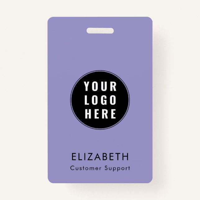 Badge Modern Business Logo Minimalist Employees Custom (Devant)