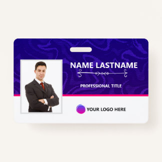 Badge Modern Identification card