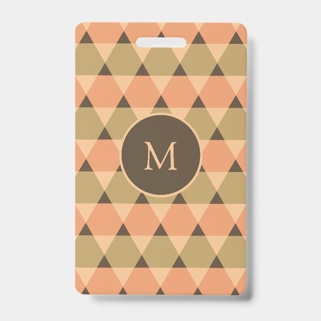 Badge Motif triangles (Face)