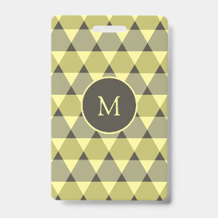 Badge Motif Triangles
