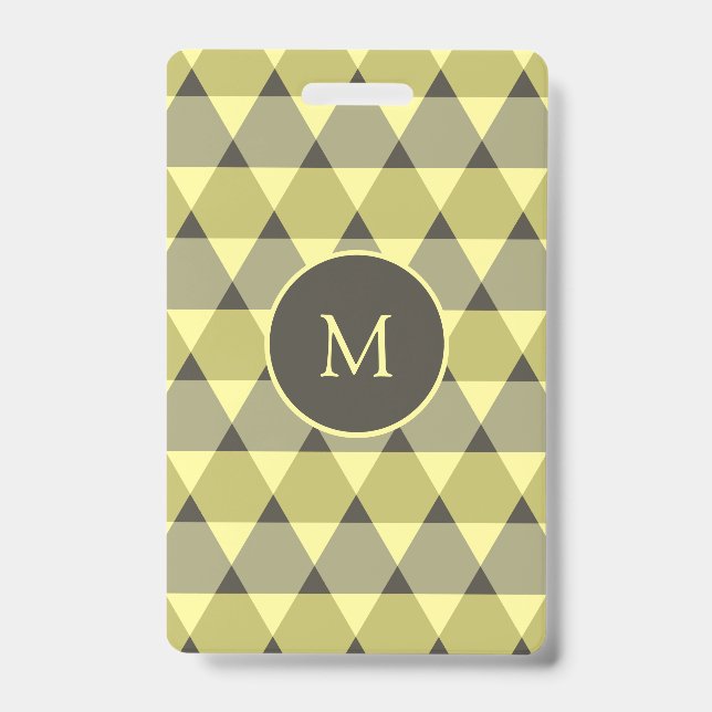 Badge Motif Triangles (Avant)