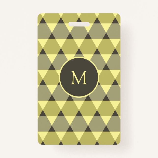 Badge Motif triangles (Devant)