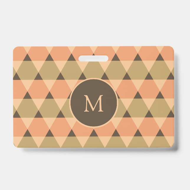 Badge Motif Triangles (Avant)