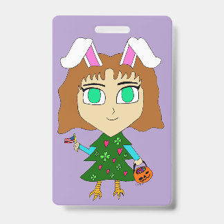Badge Multi Vacances Chibi