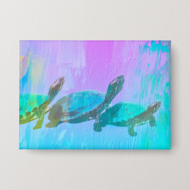 Badge Neon Turtle (Recto)