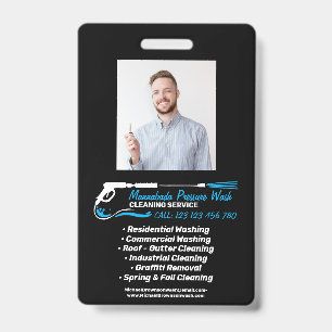 Badge Nettoyage Super Puissant sous Pression en Photo
