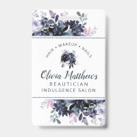Nocturne Floral Aquarelle Marine Custom Business
