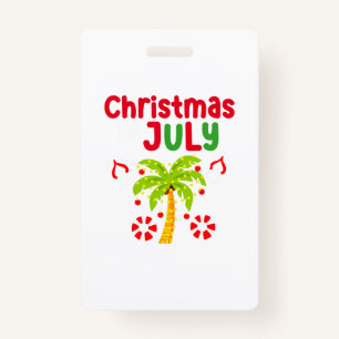 Badge Noël En Juillet Flip Flop Drôle Été Noël Hommes