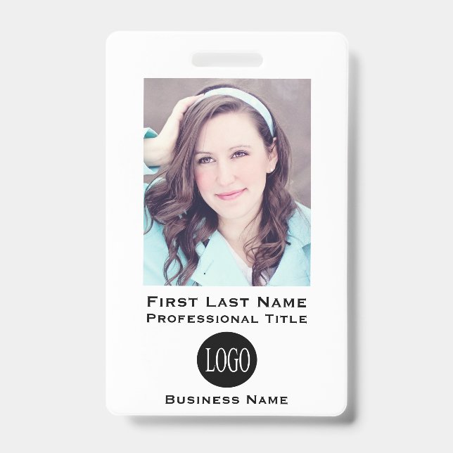 Badge Nom de l'employé Balises d'identification Balise B (Face)