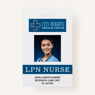 Badge Nom de l'infirmière pratique autorisée par le LPN 