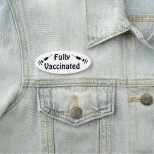 Badge Nom Entièrement Vacciné