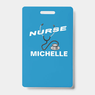 Badge Nom personnalisable Infirmière