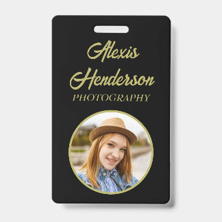 Badge Nom/ Profession/ Photo personnelle