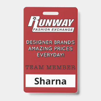 Badge nominatif de piste