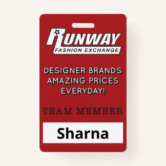 Badge nominatif de piste