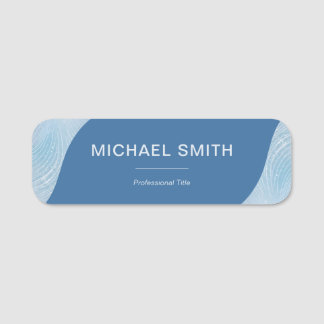Badge nominatif d'employé de marque