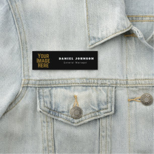 Badge nominatif magnétique personnalisé d'entrepri