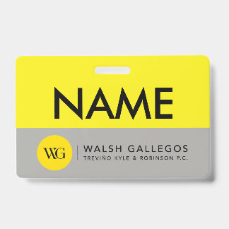 Badge nominatif personnalisé