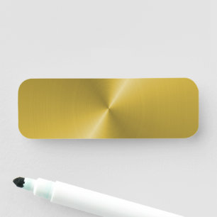 Badge nominatif personnalisé effaçable à sec