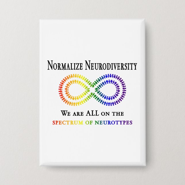 Badge Normaliser la Neurodiversité (Recto)