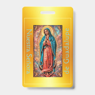 Badge Notre-Dame de Guadalupe or