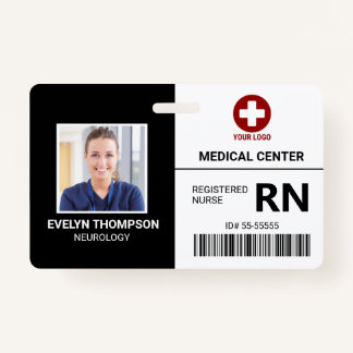 Badge Numéro de photo de l'employé Numéro d'étiquette Hô