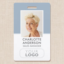 Numéro d'identification du personnel moderne Logo 