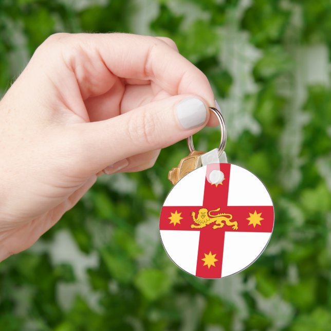 Badge of New South Wales, Australia Schlüsselanhänger (Hand)