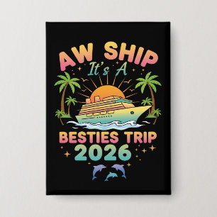 Badge Oh mon dieu, c'est une croisière de voyage entre m