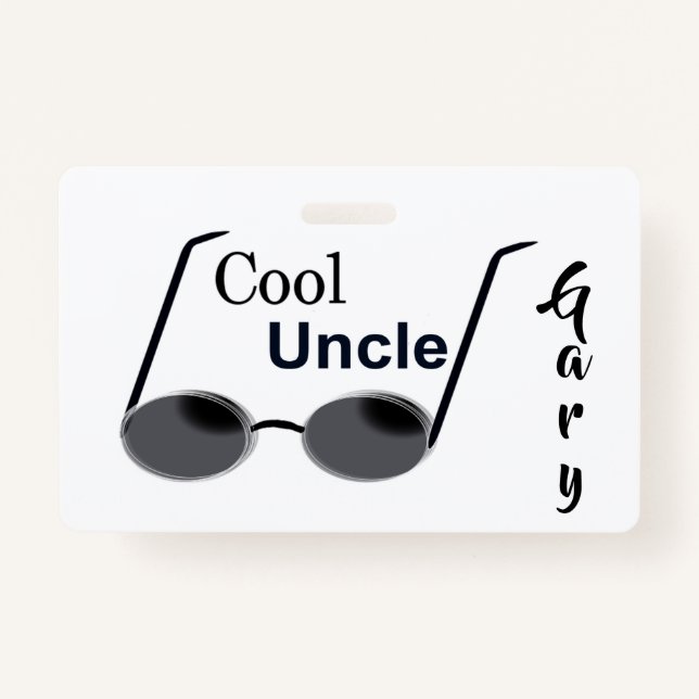 Badge Oncle frais Personalized (Devant)