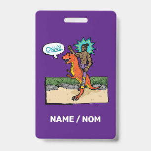 Badge ONIVA ! Dino Lutteur