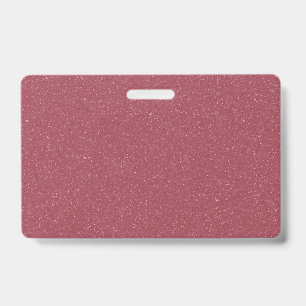 Badge Pailleté Or Rose Personnalisable