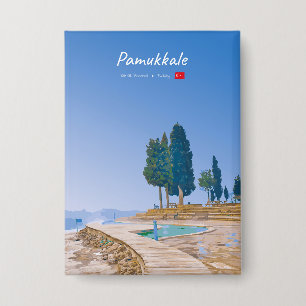 Badge Pamukkale, Turquie - Piscines thermales