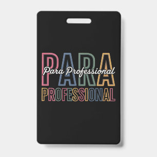 Badge Para Paraprofessionnel Paraéducateur Premier Jour