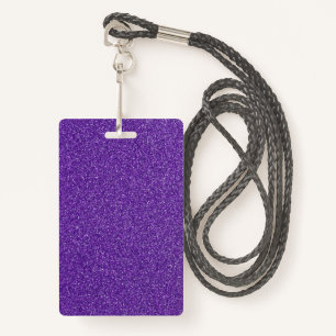 Badge Parties scintillant violet vierge do-it-yourself M