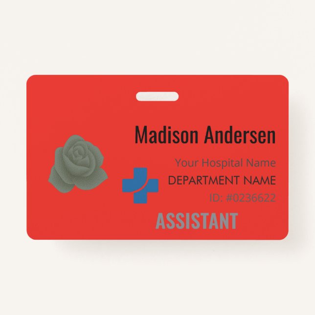 Badge Pass Événement plastique - Horizontal.ID.Office.Ba (Devant)