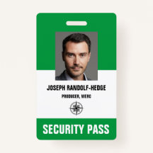 PASSE DE SÉCURITÉ - Insigne D.I. photo