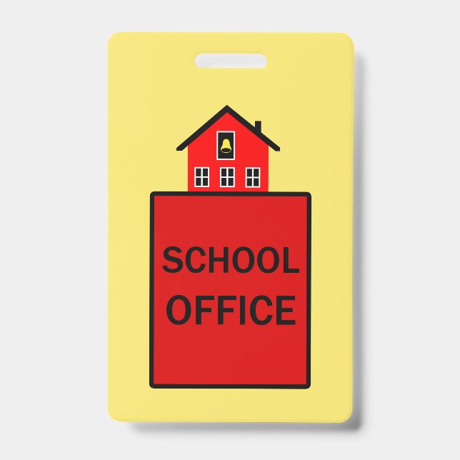 Badge Passe-Hall du bureau scolaire (Front)