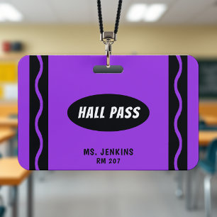 Badge Passeport de salle de classe pour enseignant étudi