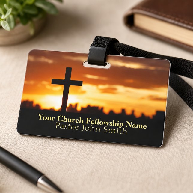 Badge Pasteur de l'église Sunset Cross2  (Créateur téléchargé)