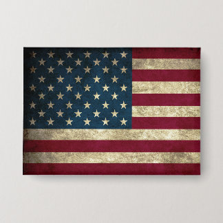 Badge Patriotic flag of America