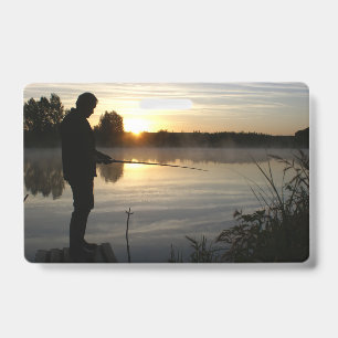Badge Pêcheur matin