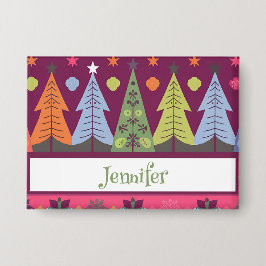 Badge Personalized Christmas button