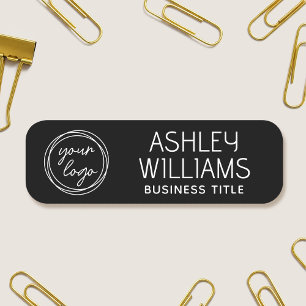Badge Personnalisé avec Logo pour Personnel Modern