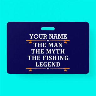 Badge Personnalisé L'Homme La Légende La Légende De La P